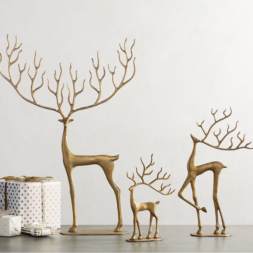 Pottery Barn Reindeer set of 3